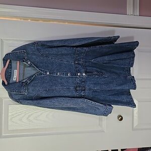 Zara girl jean dress, size 11-12, Blue